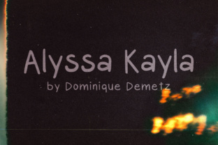 Alyssa Kayla: A Handwritten Font for Creative Projects