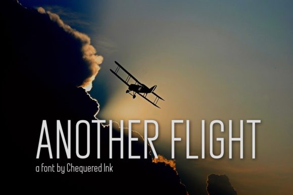 Another Flight Font for Business