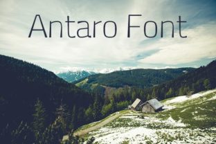 Antaro: A Handmade Font for Elegant Design