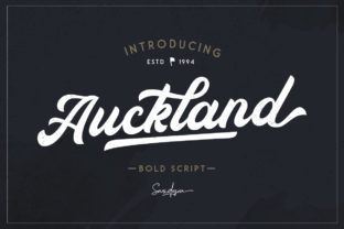 Auckland Script: A Bold Font for Impactful Design