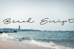 Beach Script Font for Creative Publishing