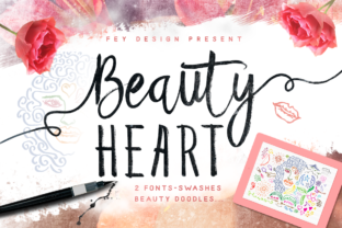 Beauty Heart: A Handwritten Script Font for Crafters and Sellers