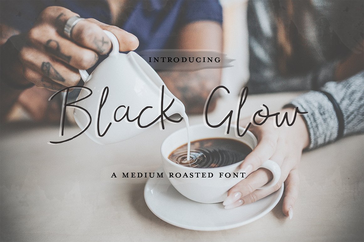 Black Glow: A Bold Font for Thoughtful Design