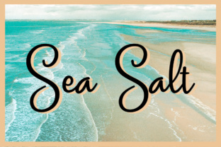 Bringing Sea Salt Font into Handmade Product Designs
