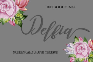 Delfia: A Modern Calligraphy Font