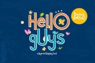 Hello Guys Font: Bold and Bright