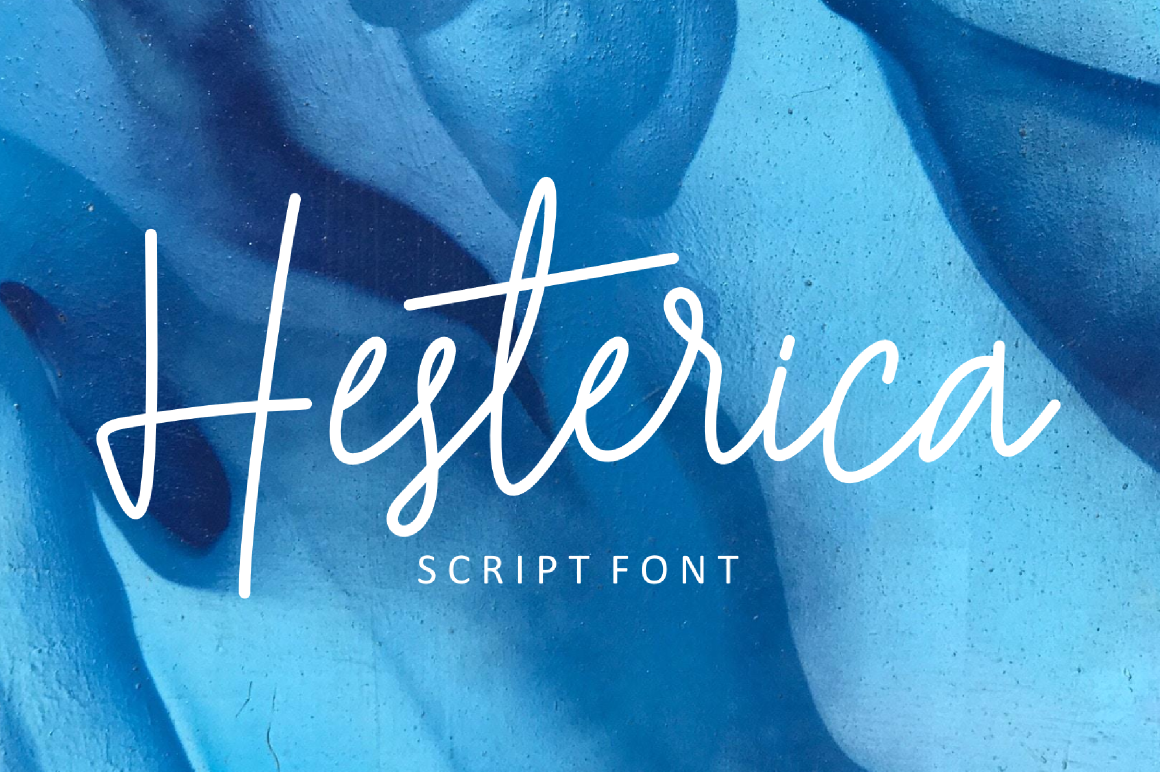 Hesterica: A Bouncy Script Font