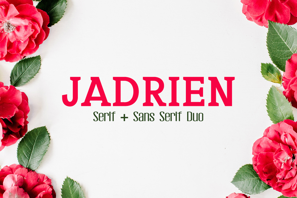 Jadrien: A Bold Serif Font for Impactful Campaigns