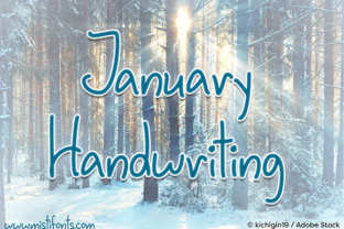 January Handwriting: A Quirky Font for Web Design