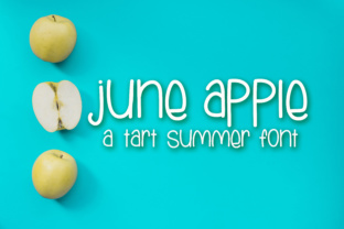 June Apple: A Handwritten Font for Digital Design