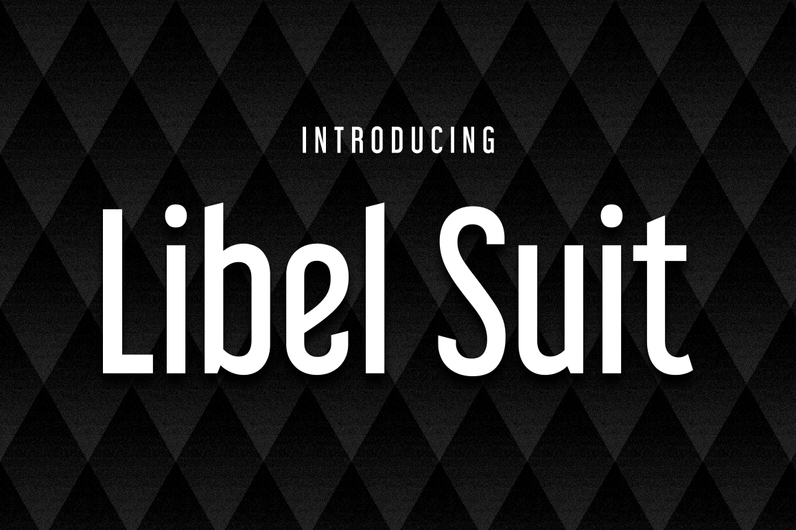 Libel Suit: A Bold Font for Creative Projects