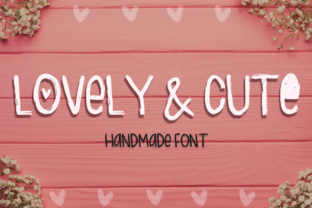 Lovery Cute Font for Web Design