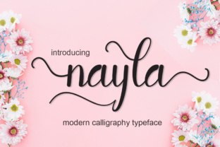 Nayla: A Script Font for Creative Projects