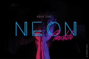 Neon Absolute Duo: A Stylish Font for Modern Design