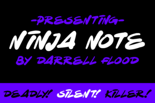 Ninja Note Typeface: Crafting Products with Bold Energy