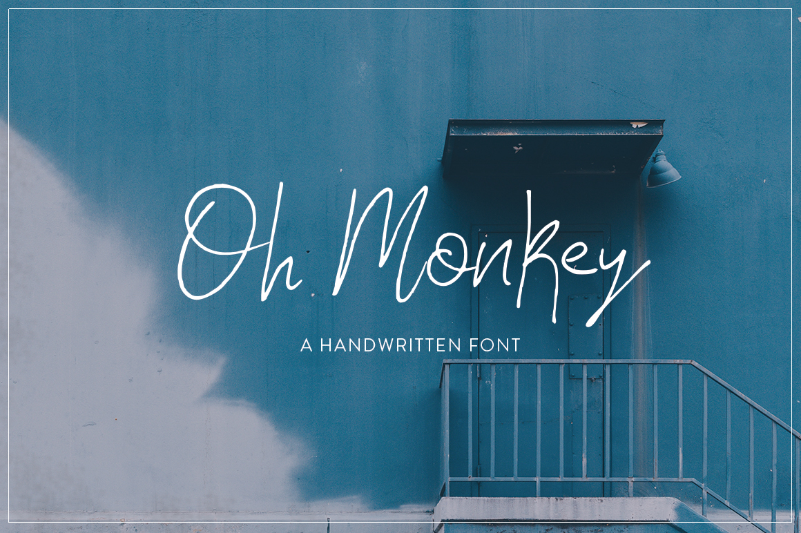 Oh Monkey Font for Creative Projects