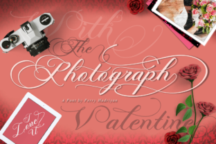 Photograph Font for Web Design