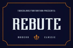 Rebute: A Bold Serif Font for Web Design