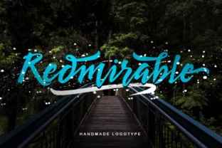 Redmirable: A Versatile Script Font