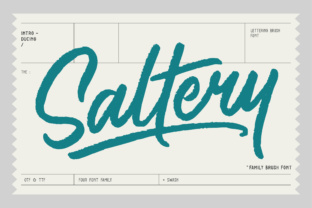 Saltery: A Fresh Script Font for Modern Campaigns
