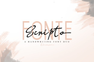 Scripto Fonte: Elegant Handwritten Type