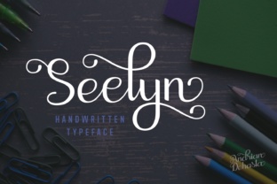 Seelyn Font for Handmade Product Design: A Script Font with Measured Charm