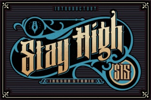 Stay High Font for Business