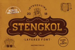 Stengkol: A Bold Font for Creative Campaigns