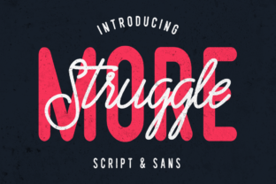 Struggle More Font for Business