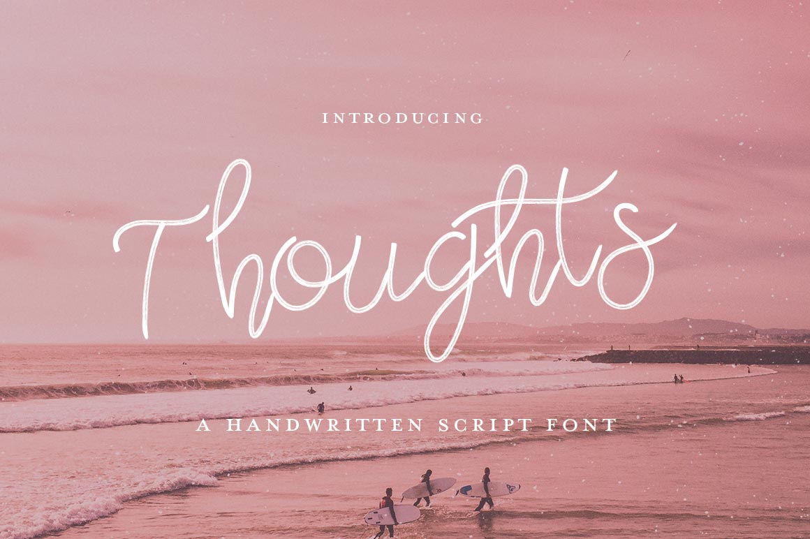 Thoughts Script Brings Playful Charm to Brand Projects