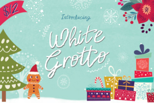 White Grotto Font for Web Design
