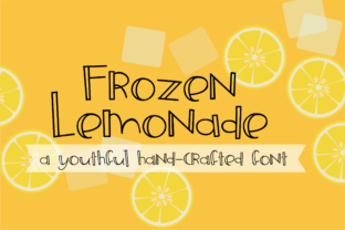 ZP Frozen Lemonade: A Whimsical Font for Web Design